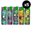 Lot de 5 Briquets électroniques rechargeables Zombie
