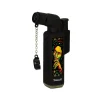 Briquet à flamme chalumeau rechargeable - Modèle Rasta "One Love"
