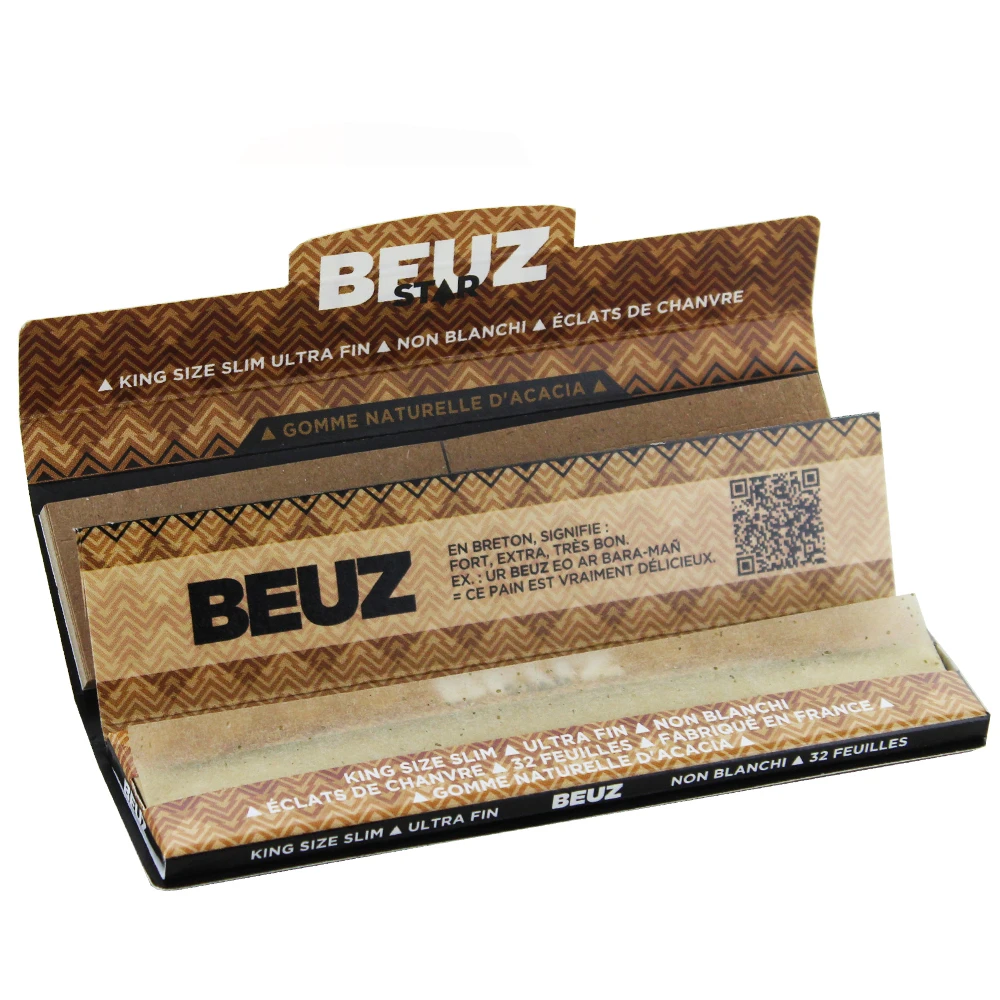 Carnet BEUZ Star - Feuilles à rouler non blanchies + filtres – Image 3