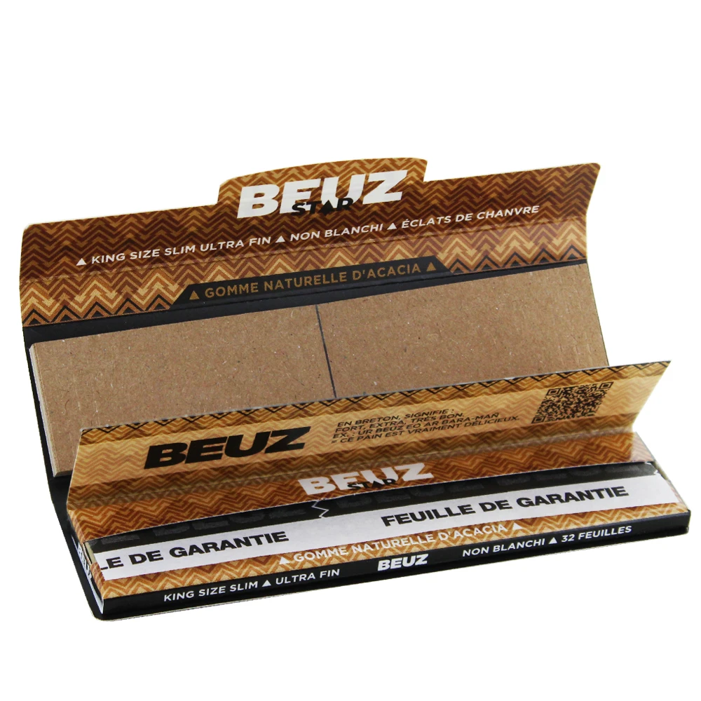 Carnet BEUZ Star - Feuilles à rouler non blanchies + filtres – Image 2