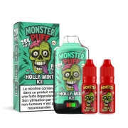 Puff 28K Menthe (Holly Mint) MONSTER - Eliquide inclus