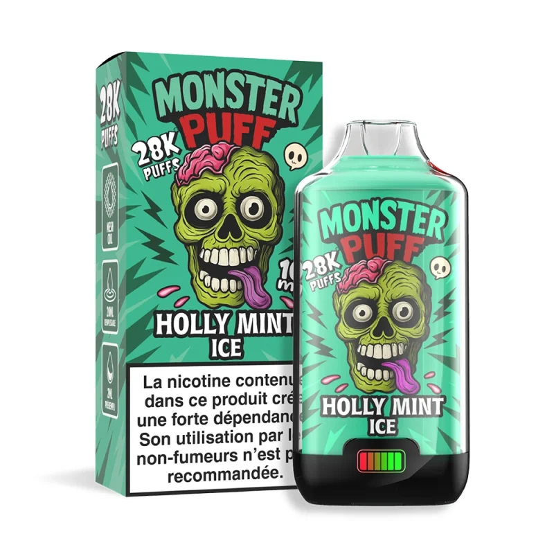 Puff Monster 28K 2% Holly Mint ice