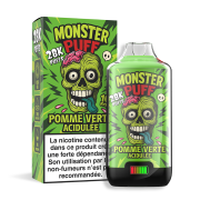 Puff 28000 taff, goût Pomme verte acidulé par Monster Puff