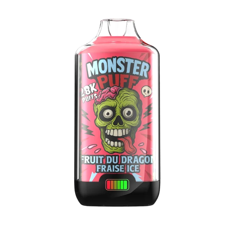 Monster Puff 28K - Fraise Fruit du Dragon Ice