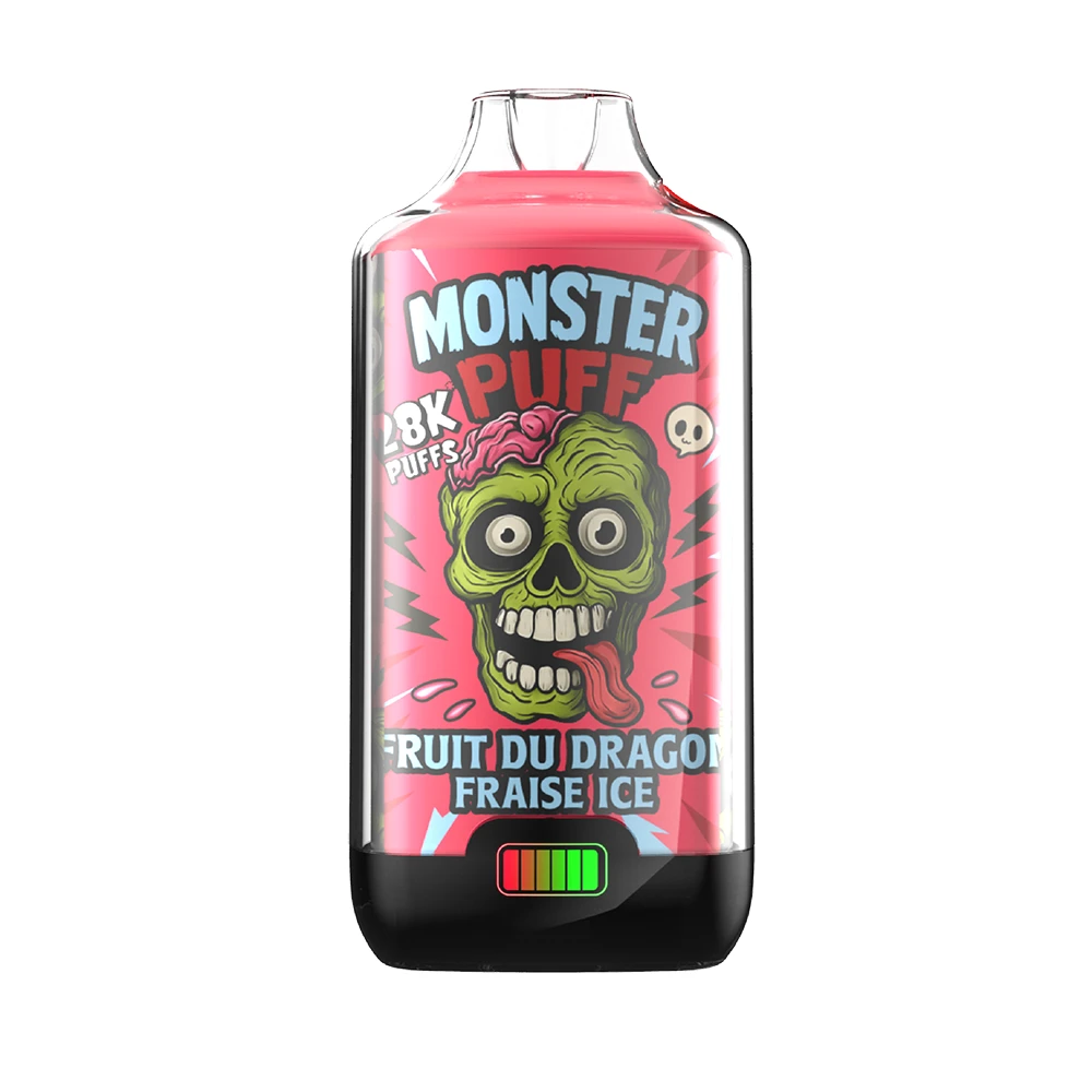 Monster Puff 28K - Fraise Fruit du Dragon Ice