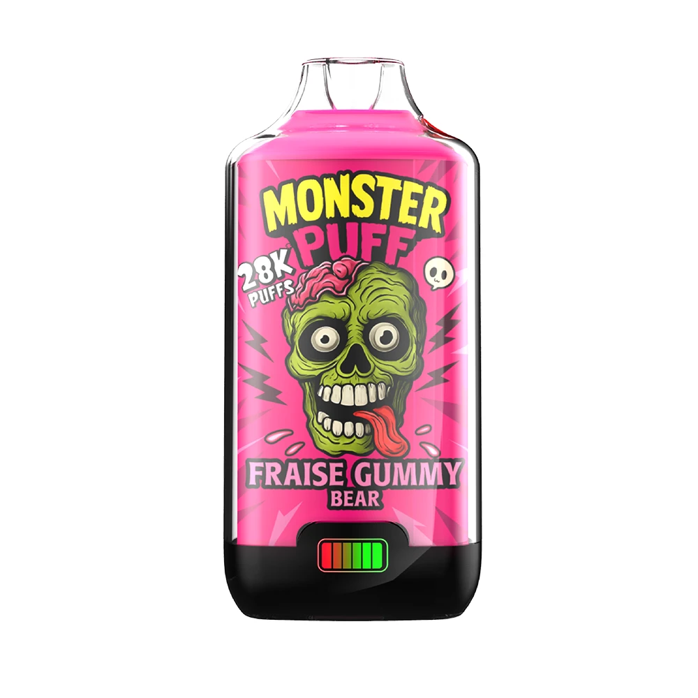 Puff goût bonbon à la fraise - Monster Puff 28K