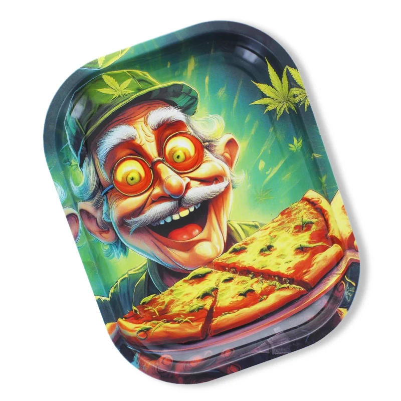 Plateau métal pour rouler BEUZ Weed Pizza