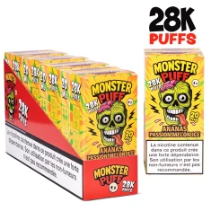 Boîte de 4 Puffs Monster 28K - Plusieurs goûts disponibles