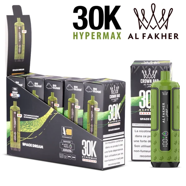 Puff Al Fakher Hypermax 30K Crown Bar - Boite de 5