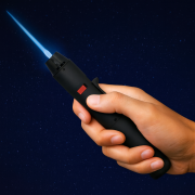briquet tempete puissant avec flamme bleue - idéal pour barbecue, cigare, cheminée, feu de camp...