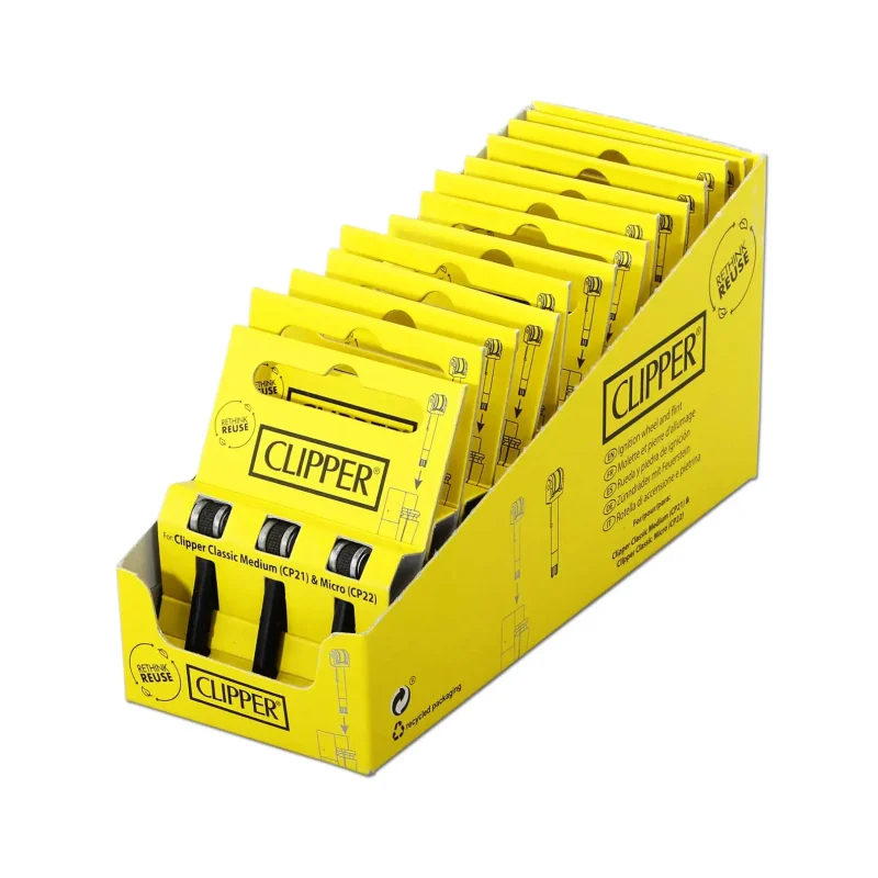 Pierre + molette CLIPPER Micro x3 - Boite de 12