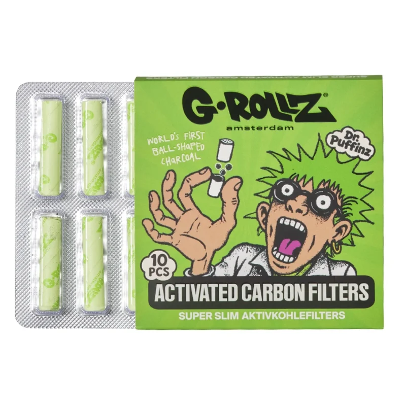 filtres cigarette charbon actif grollz green