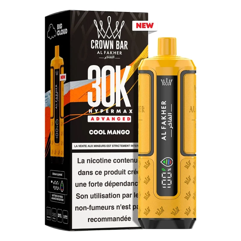 Puff Al Fakher 30K Hypermax Crown Bar - Cool Mango