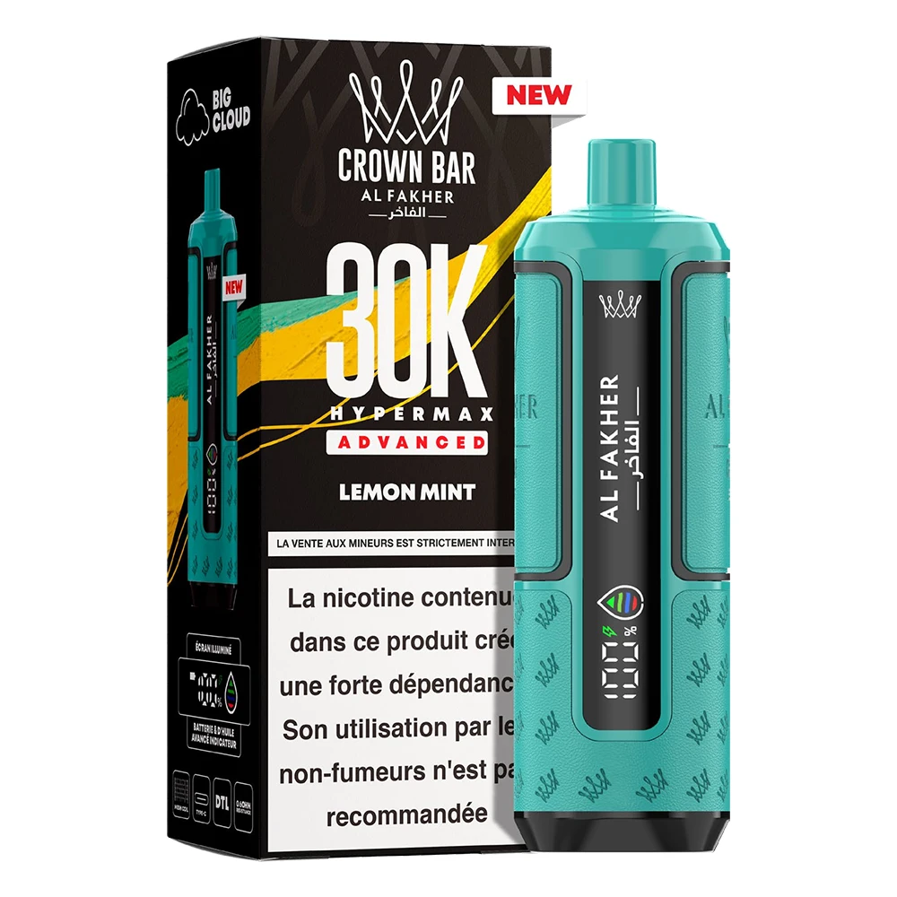 Puff Al Fakher Hypermax Advanced 30K - Lemon Mint