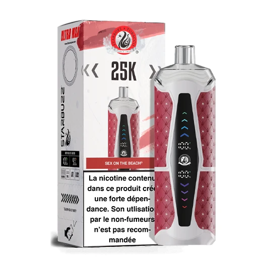 Puff Starbuzz Sex on the beach - 25000 taff -Modèle Ultra max