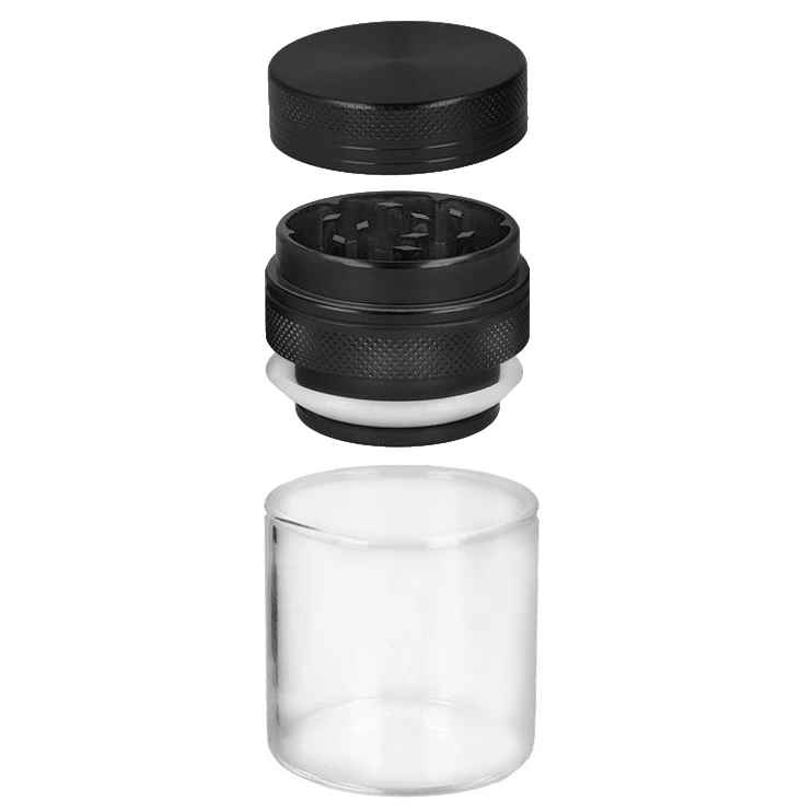 grinder avec pot de conservation - accessoire 2 en 1