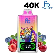 FUMOT 40K PUFF RECHARGEABLE BLUEBERRY CHERRY CRANBERRY