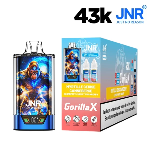JNR GORILLA PUFF 43K - Blueberry Cherry Cranberry