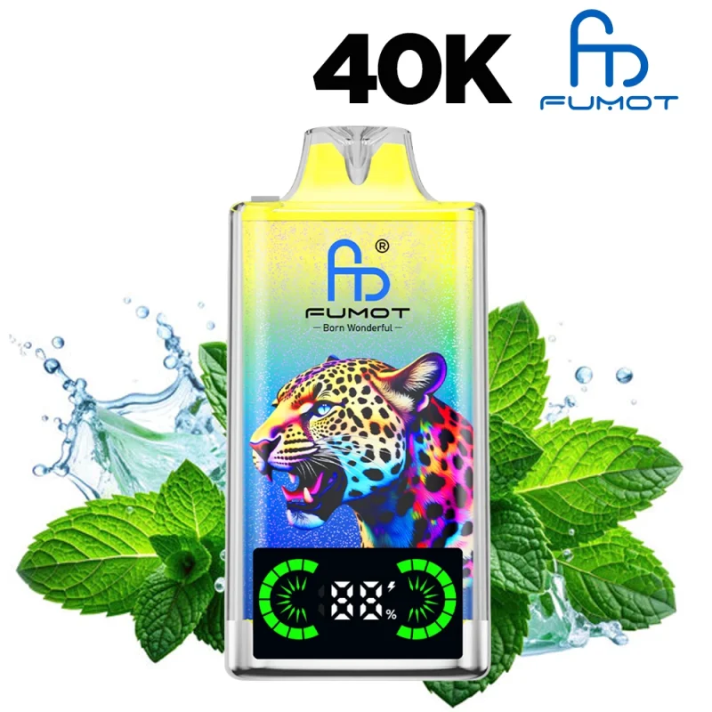 Puff 40K FUMOT COOL MINT - Design Leopard - gout menthe douce