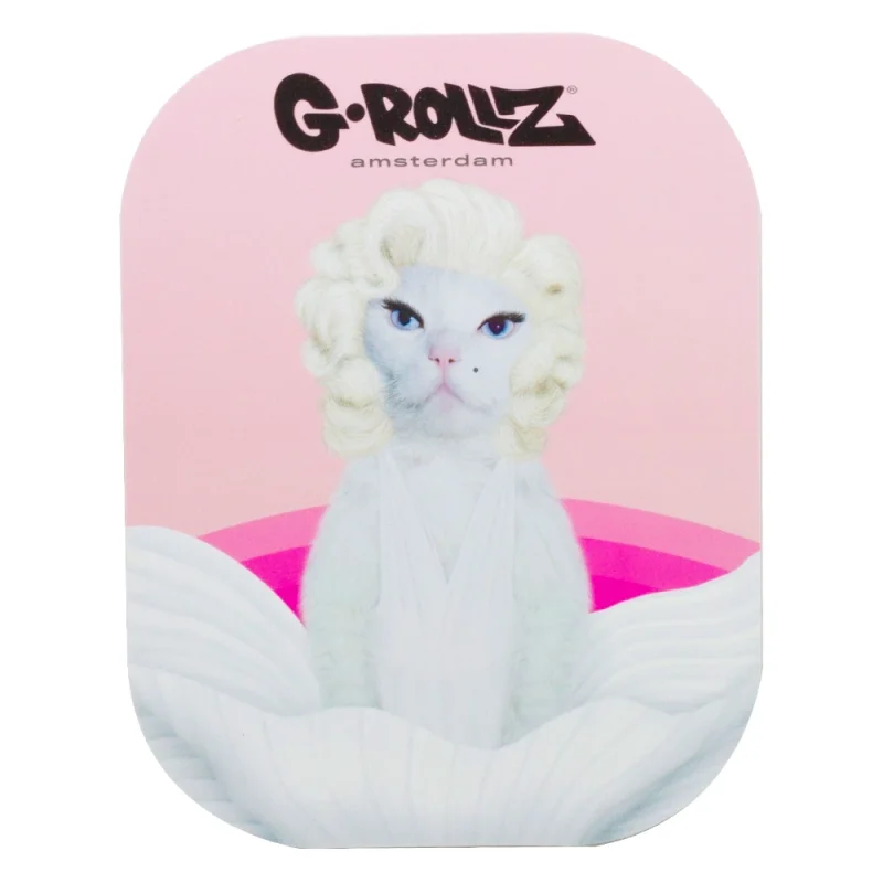 couvercle pour plateau fumeur en métal - cover magnétique original Grollz