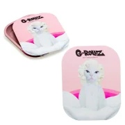 couvercle magnétique aimanté pour mettre sur le plateau à rouler / fumeur en métal