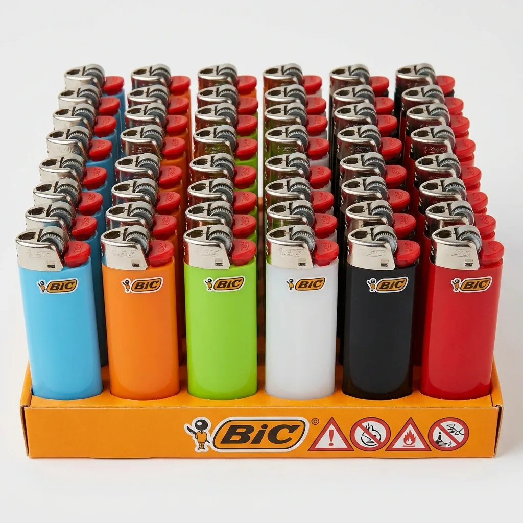 Briquet Bic mini standard coloré x50 – Image 4