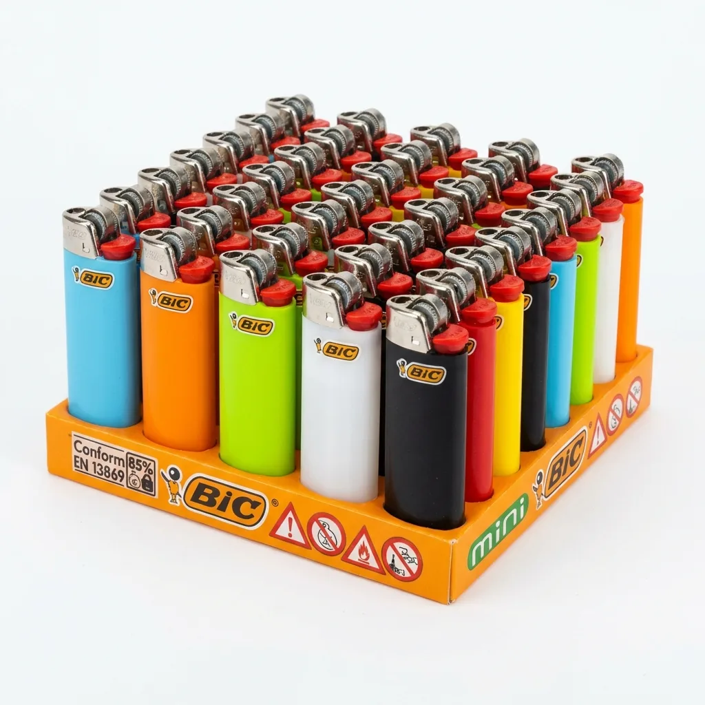 Briquet Bic mini standard coloré x50 – Image 5