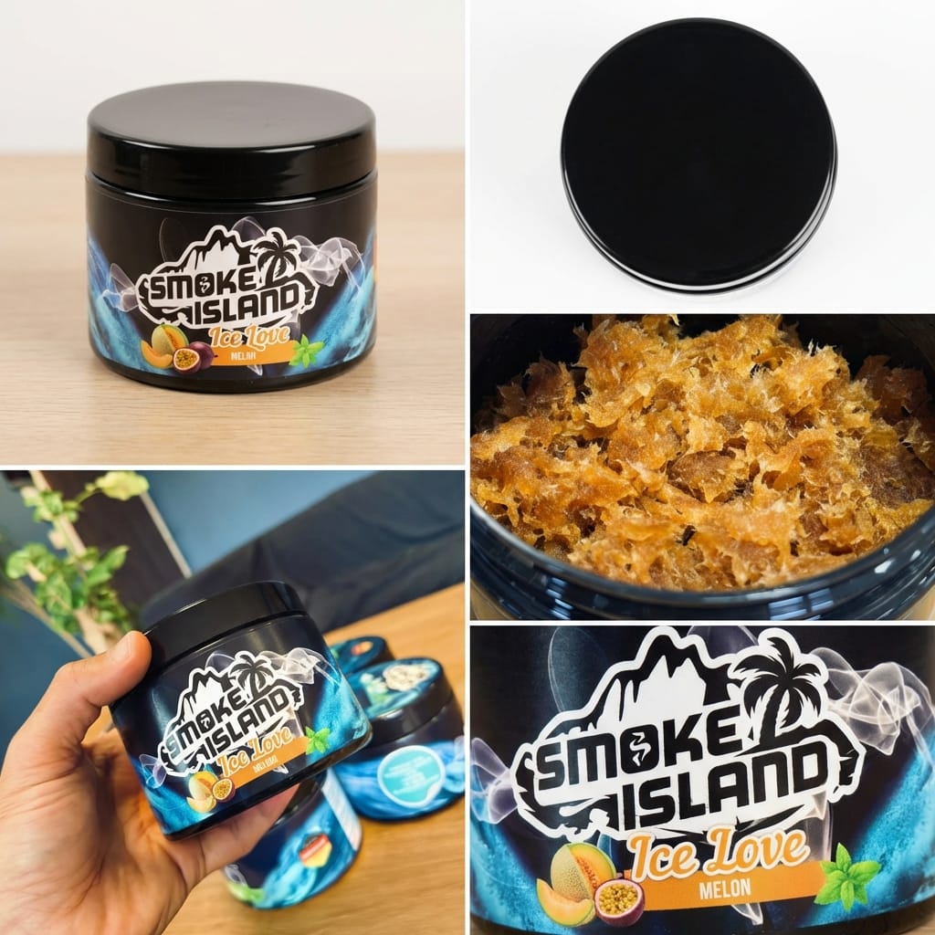 Goût Chicha Smoke Island 250g - Ice Love – Image 4