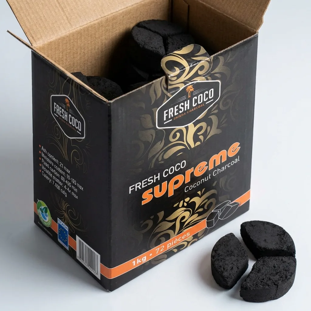 Charbon naturel Fresh Coco Suprême 1 kg – Image 4