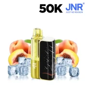 JNR 50K Puff Stellarc rechargeable avec système pod - Goût New Peach ice (pêche glacée)