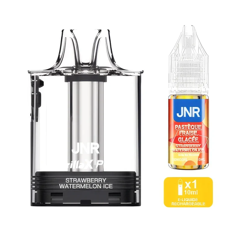 Pod + liquide JNR Strawberry Watermelon ICE - Cartouche pod compatible puff JNR Gorilla 43K