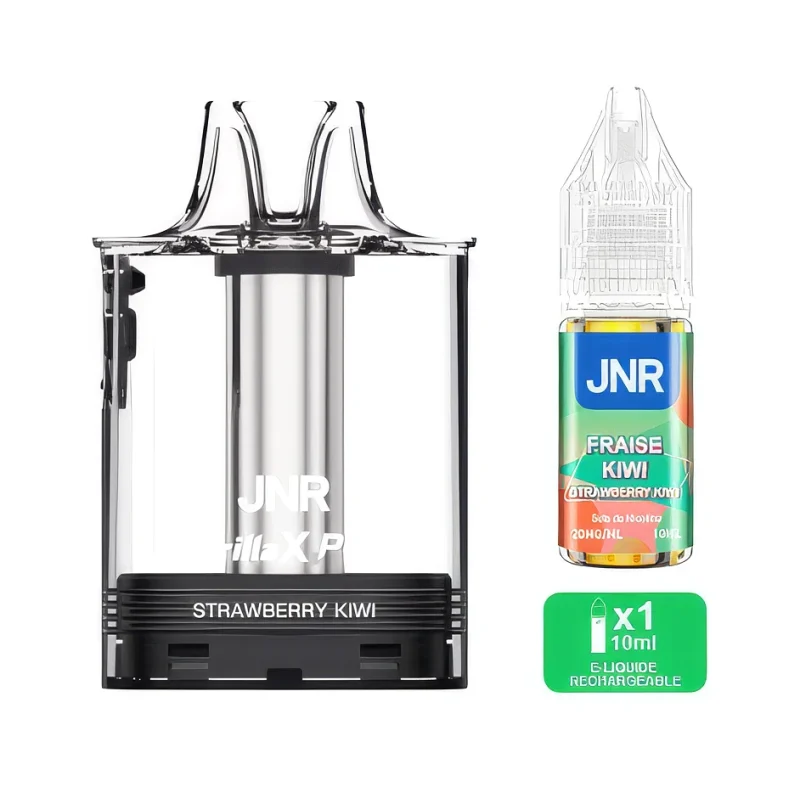 Pod de rechange pour Puff JNR Gorilla X - Livré avec une fiole 10 ml eliquide JNR Strawberry Kiwi