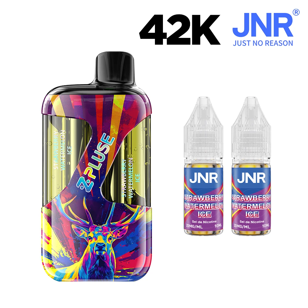 JNR zpulse 42K - puff double réservoir, rechargeable USB-C