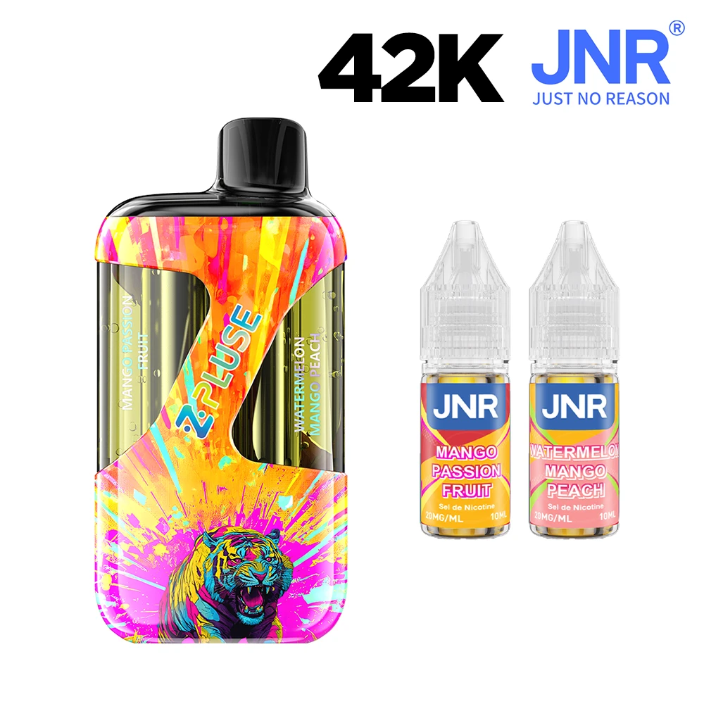 Puff Double goût JNR ZPluse 42K - Mango Passion Fruit + Watermelon Mango Peach