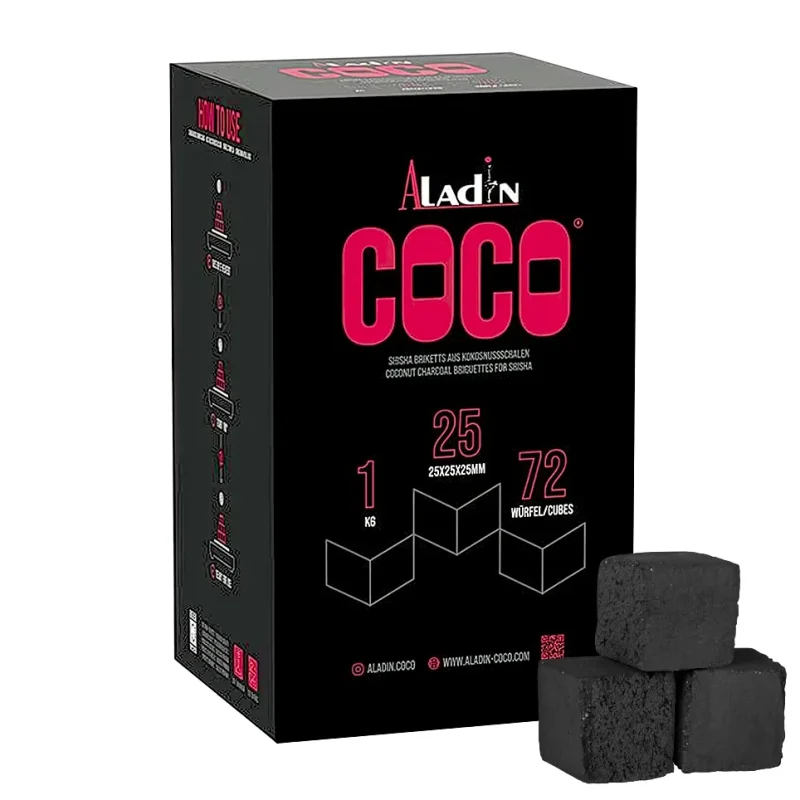 Charbon chicha Coco Aladin 25 mm
