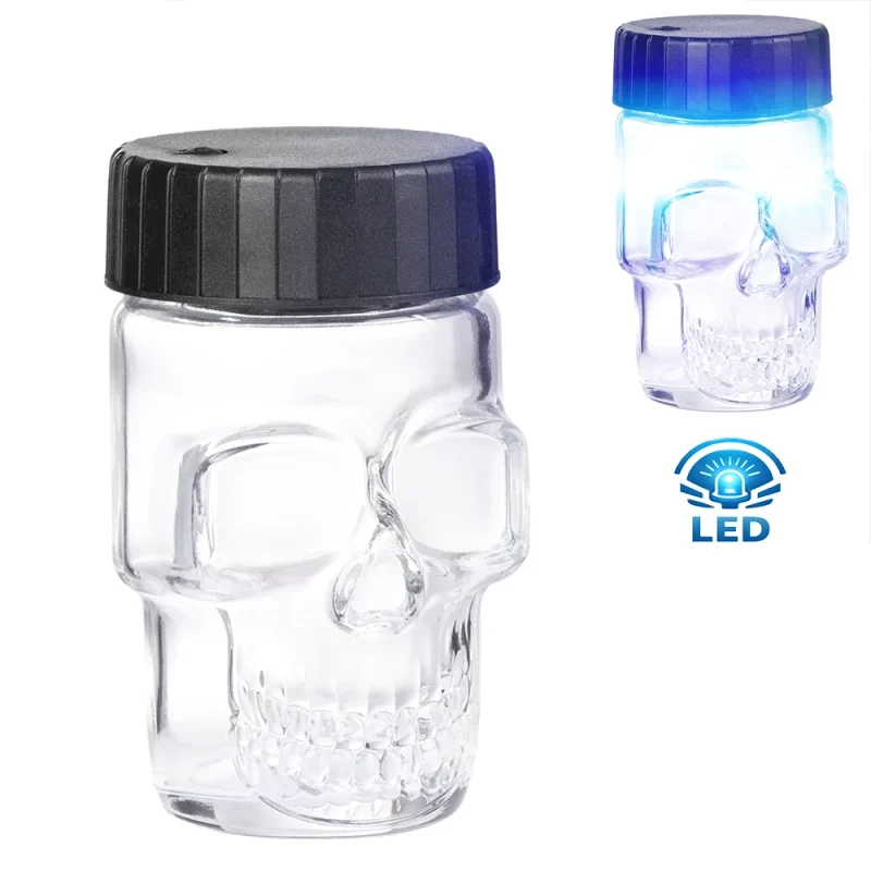 pots de conservation en verre avec lumière Led intégrée