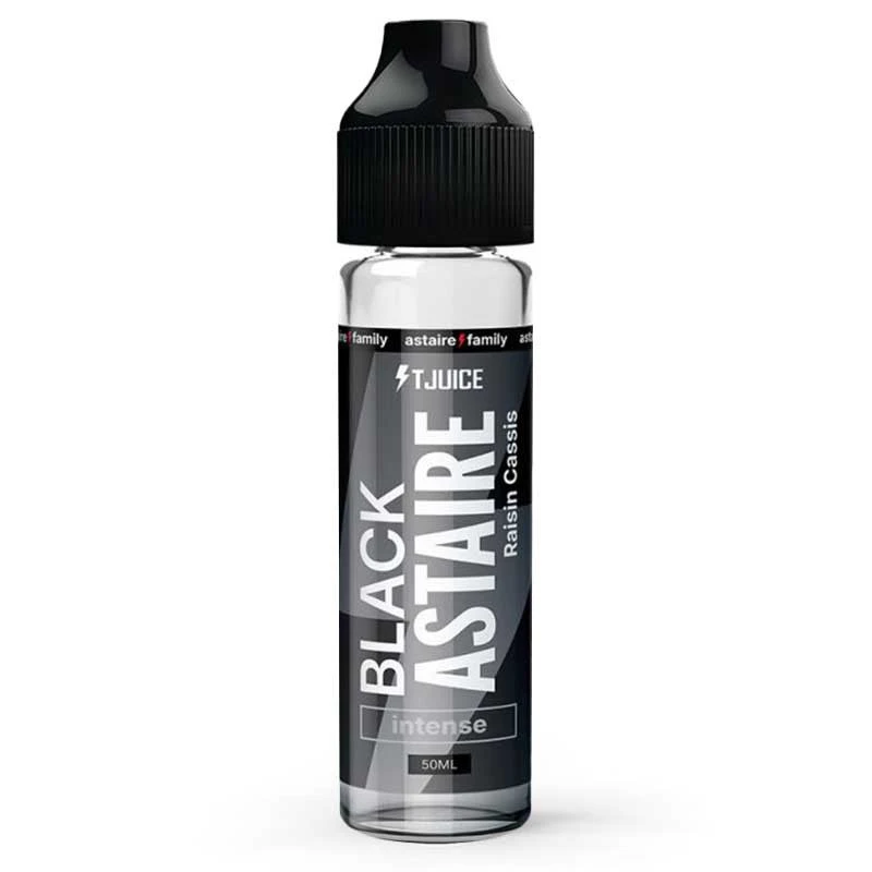 Black Astaire TJuice - Flacon 50 ml sans nicotine à booster - cassis raisin
