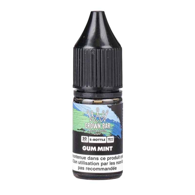 E-liquide Al Fakher Gum Mint 10 ml – 20 mg nicotine (chewing gum menthe)