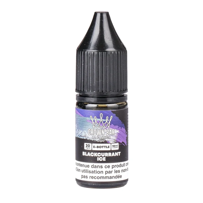 E liquide Al Fakher Blackcurrant ice 10 ml - nicotine salt 20mg/ml