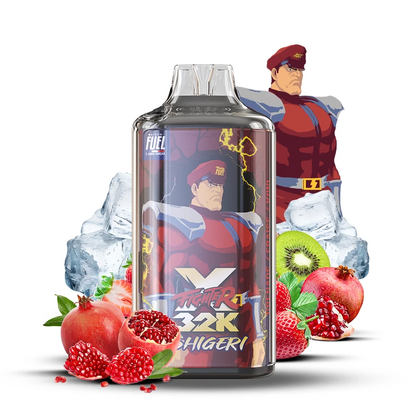 Puff XFighter 32K Sans Nicotine - Shigeri (fraise kiwi grenade)