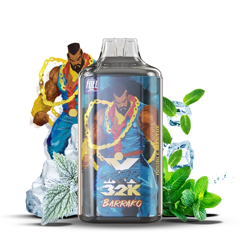 Puff XFighter 32K Sans Nicotine - Barrako (menthe glaciale)