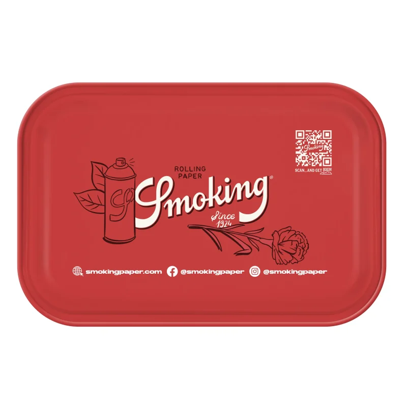 verso/dos du plateauà rouler smoking