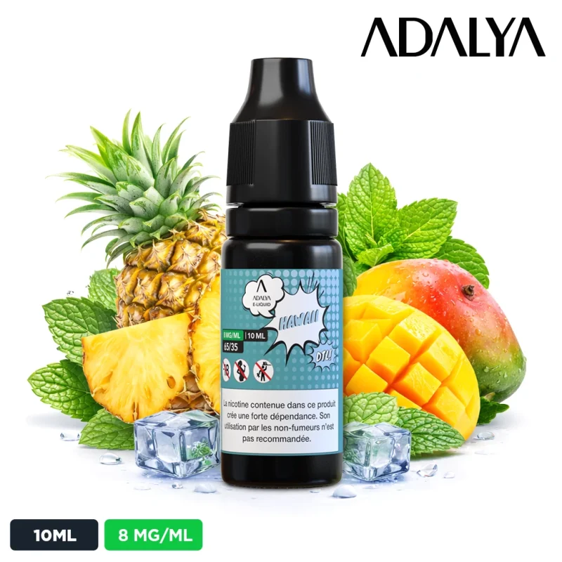 E-liquide Adalya Hawaï 65/35 PG/VG – 8mg de nicotine