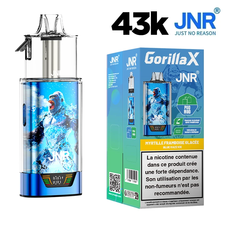 Puff JNR Gorilla 43K - Blue Razz Ice
