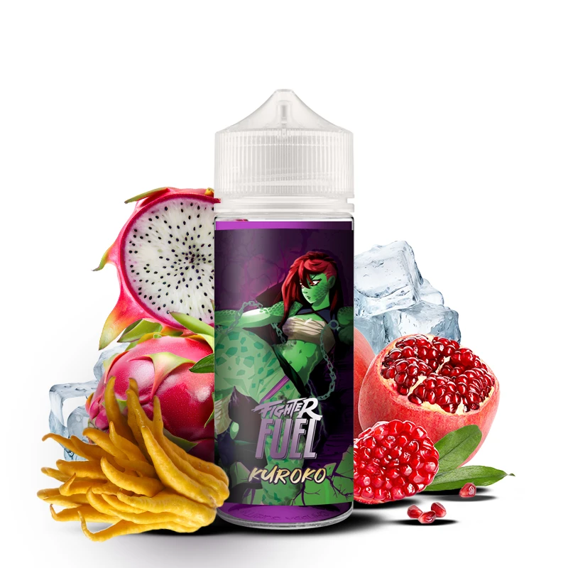 Fighter Fuel Kuroko - Une vape fruitée exotique, prêt à booster - eliquide sans nicotine