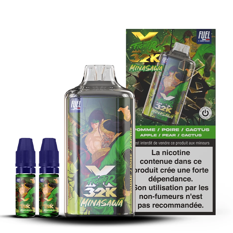 Puff X Fighter 32K - Minasawa - 10mg nicotine – Image 3