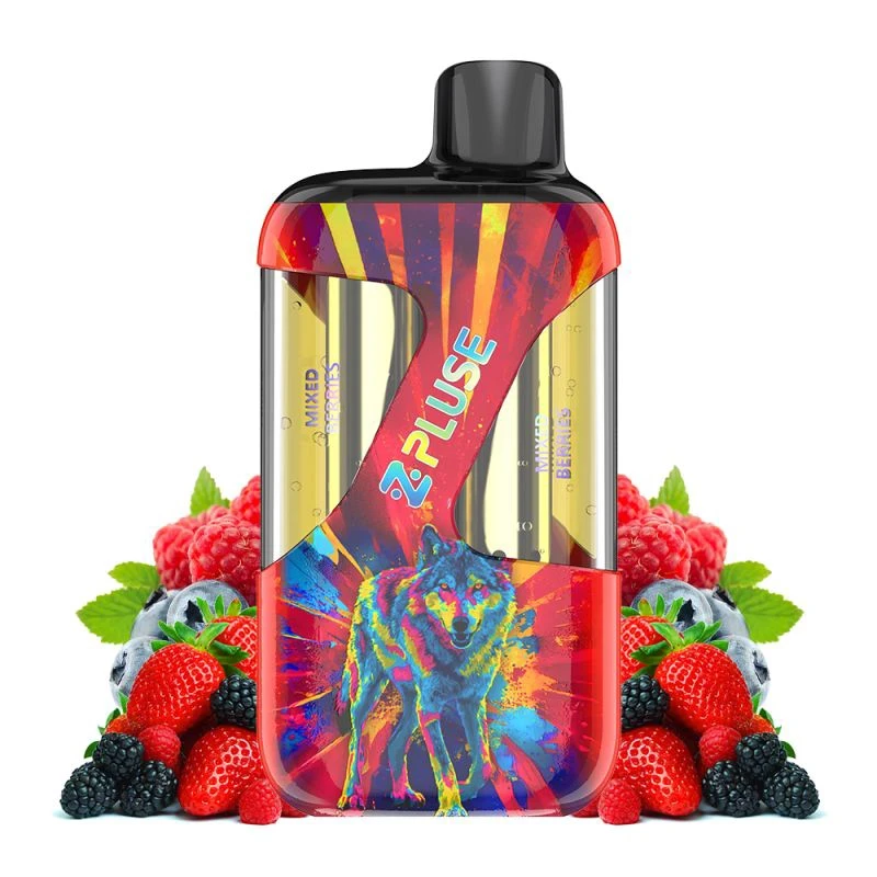 Puff Double goût JNR ZPluse 42K - Blueberry Raspberry Cherry + Blackberry Red Raspberry