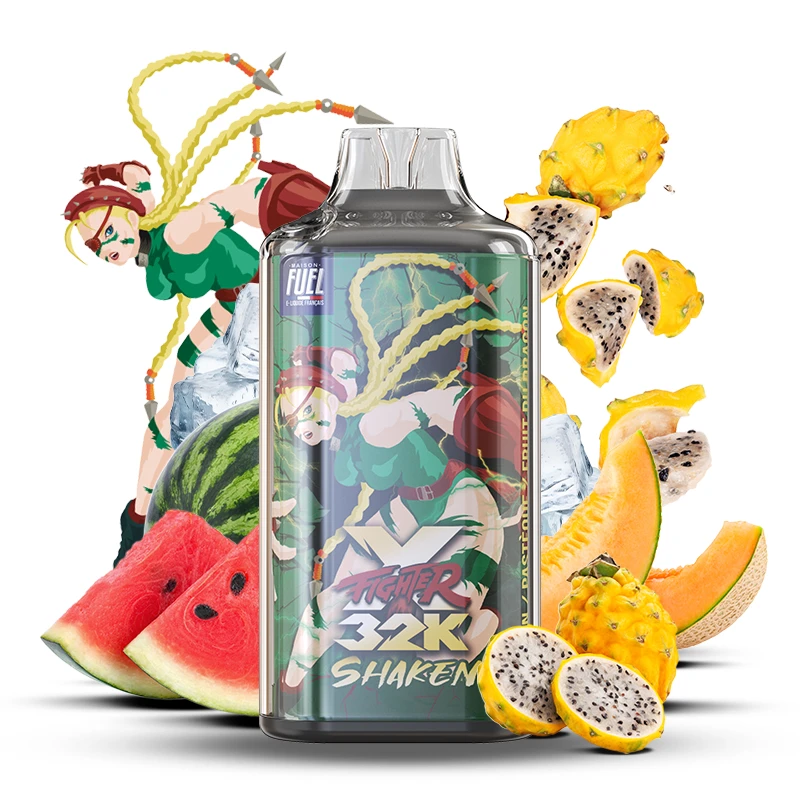 Puff rechargeable 32 000 bouffées goût SHaken par Fighter Fuel