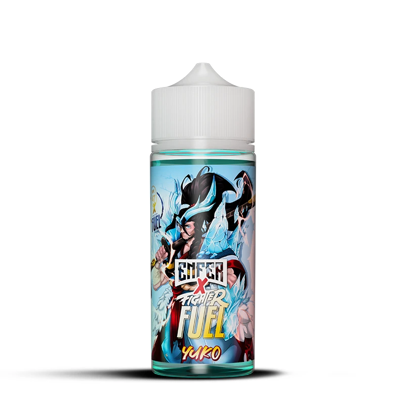 eliquide 100 ml sans nicotine YUKO Fighter Fuel - liquide gout fraise cassis.