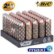 Boîte économique de 50 briquets BIC Maxi Silver ART